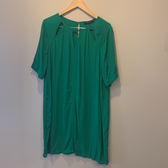 BCBGMaxAzria Green Dress - Picture 1 of 5